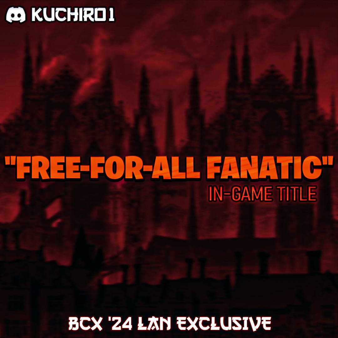 Brawlhalla - Exclusive "Free-For-All Fanatic" Red Title